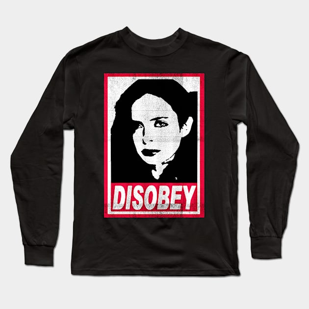 disobey jessica Long Sleeve T-Shirt by MustGoon